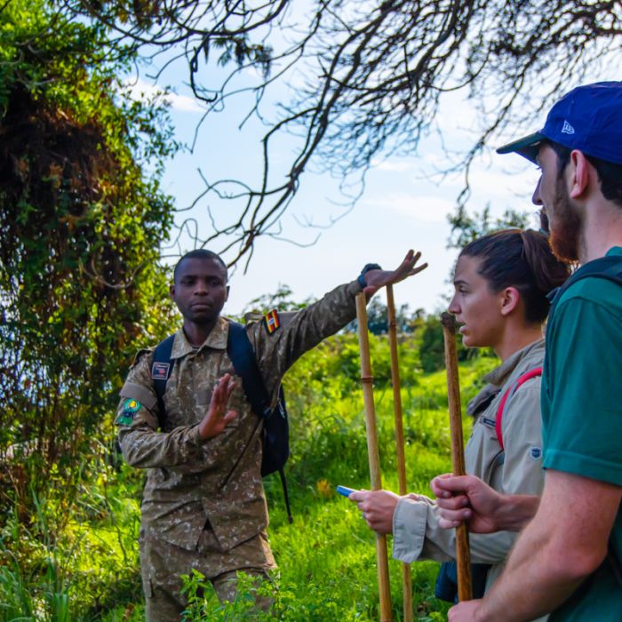 Guests from Hillary Uganda Trips on a gorilla trekking and community encounters in Uganda.