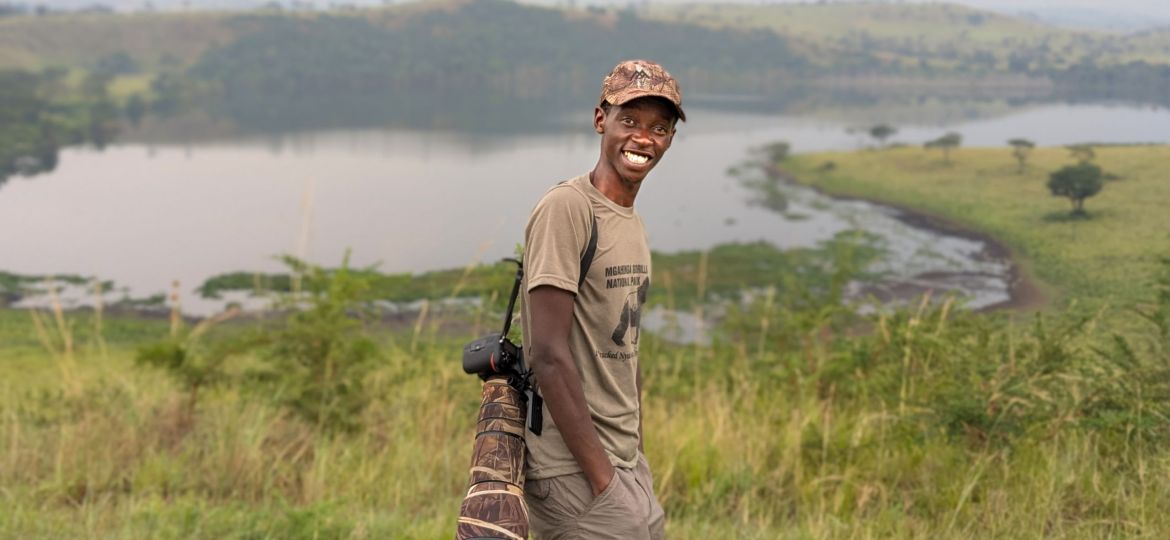 Hillary, a local expert guide from Uganda and the Ceo Hillary Uganda Trips