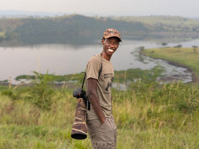 Hillary, a local expert guide from Uganda and the Ceo Hillary Uganda Trips